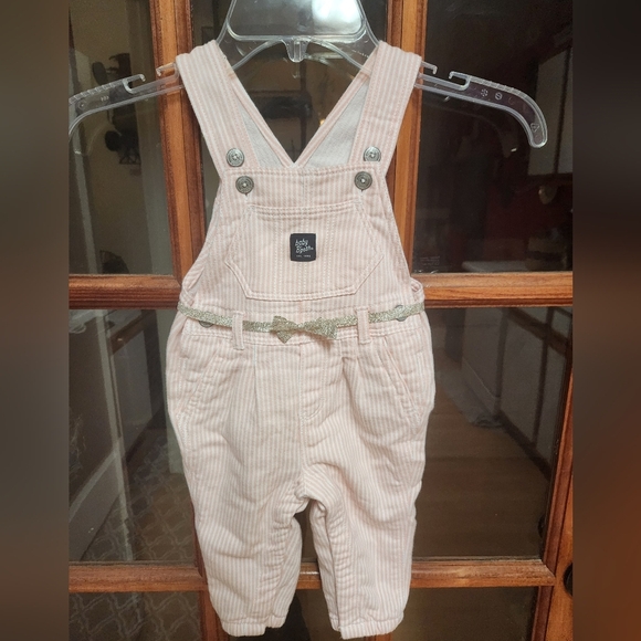 Pink Striped Overalls‎ - Picture 2 of 5